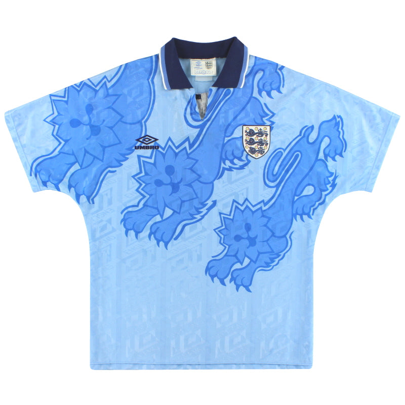 1992-93 England Umbro Third Shirt XXL Football Shirt