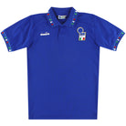 1992-93 Italy Diadora Home Shirt L.Boys Football Shirt