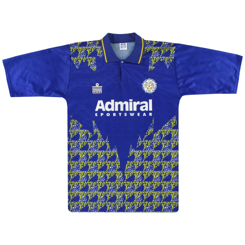 1992-93 Leeds Admiral Away Shirt S Football Shirt