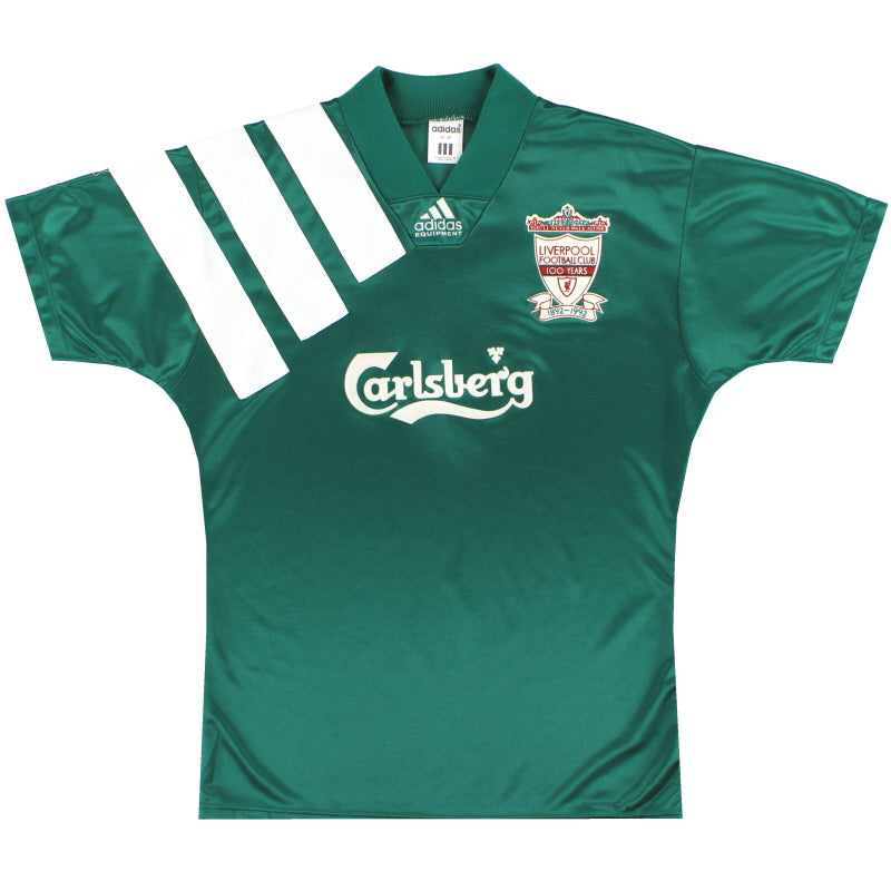 1992-93 Liverpool adidas Centenary Away Shirt S Football Shirt