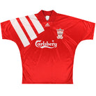 1992-93 Liverpool adidas Centenary Home Shirt M/L Football Shirt