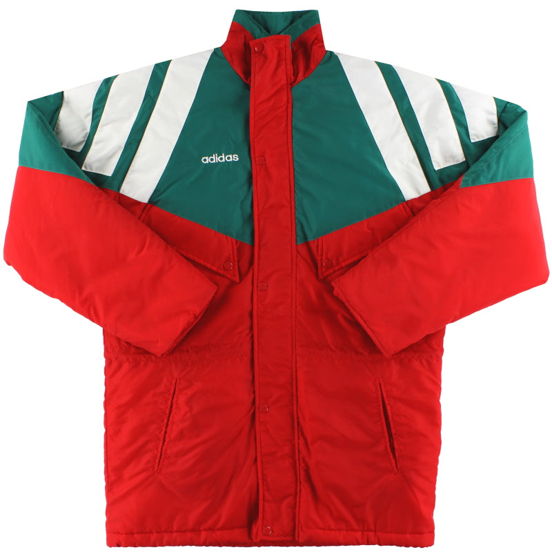 1992-93 Liverpool adidas Padded Bench Coat *Mint* M Jacket