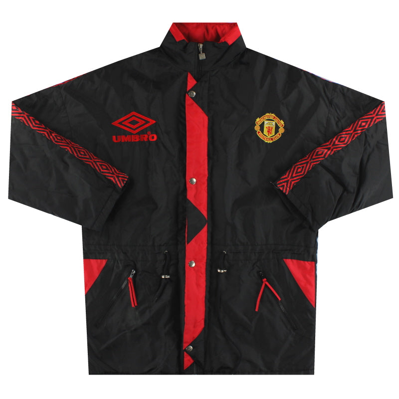 1992-93 Manchester United Umbro Bench Coat L Jacket