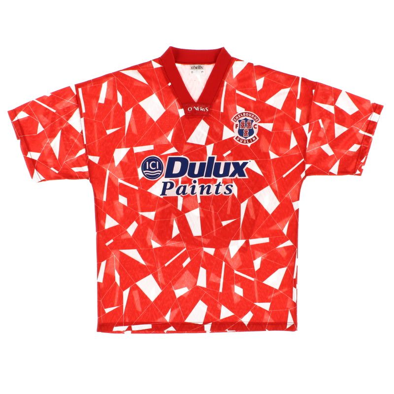 1992-93 Shelbourne Home Shirt S Football Shirt