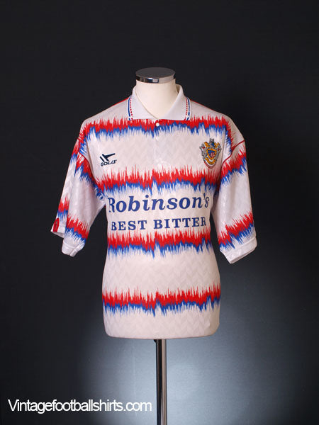 1992-93 Stockport County Away Shirt XL Football Shirt