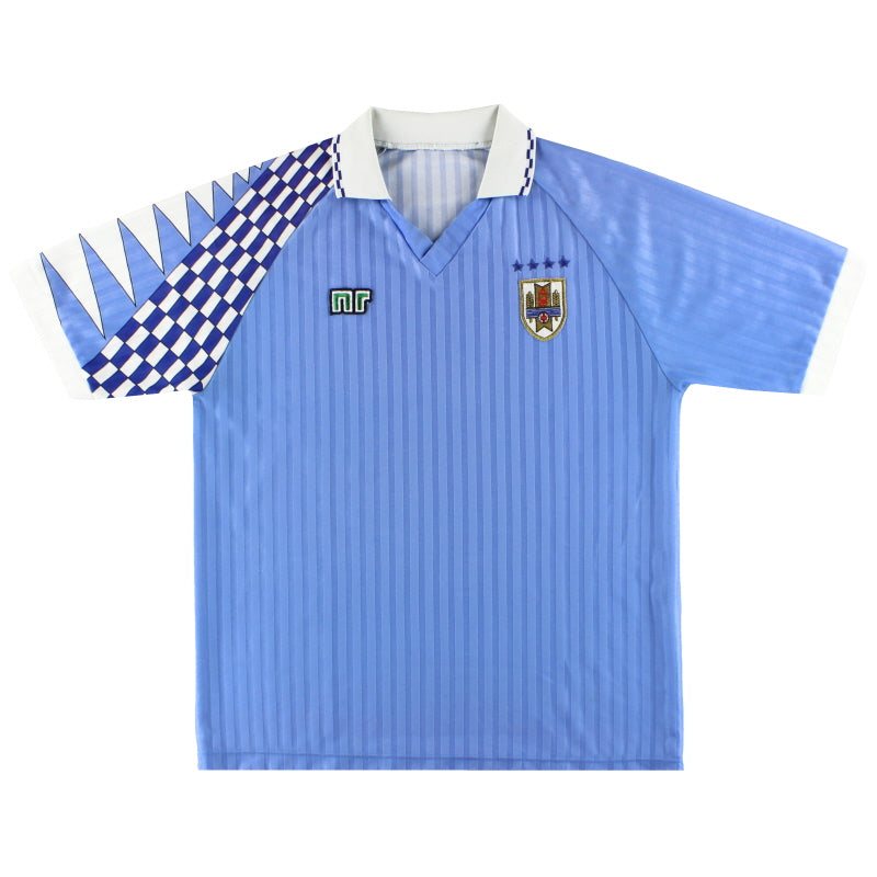 1992-93 Uruguay Home Shirt  L Football Shirt