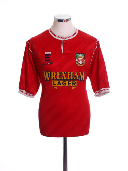 1992-93 Wrexham Home Shirt L Football Shirt