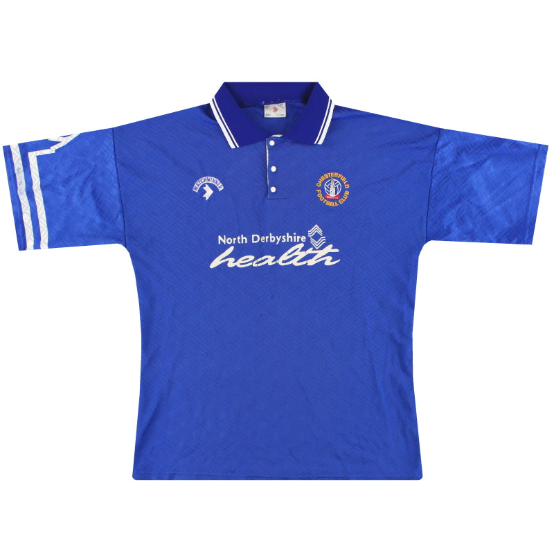 1992-94 Chesterfield Matchwinner Home Shirt L Football Shirt