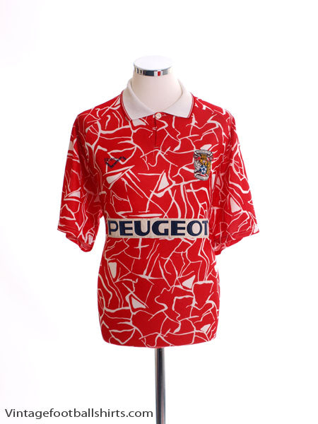 1992-94 Coventry City Away Shirt XL Football Shirt