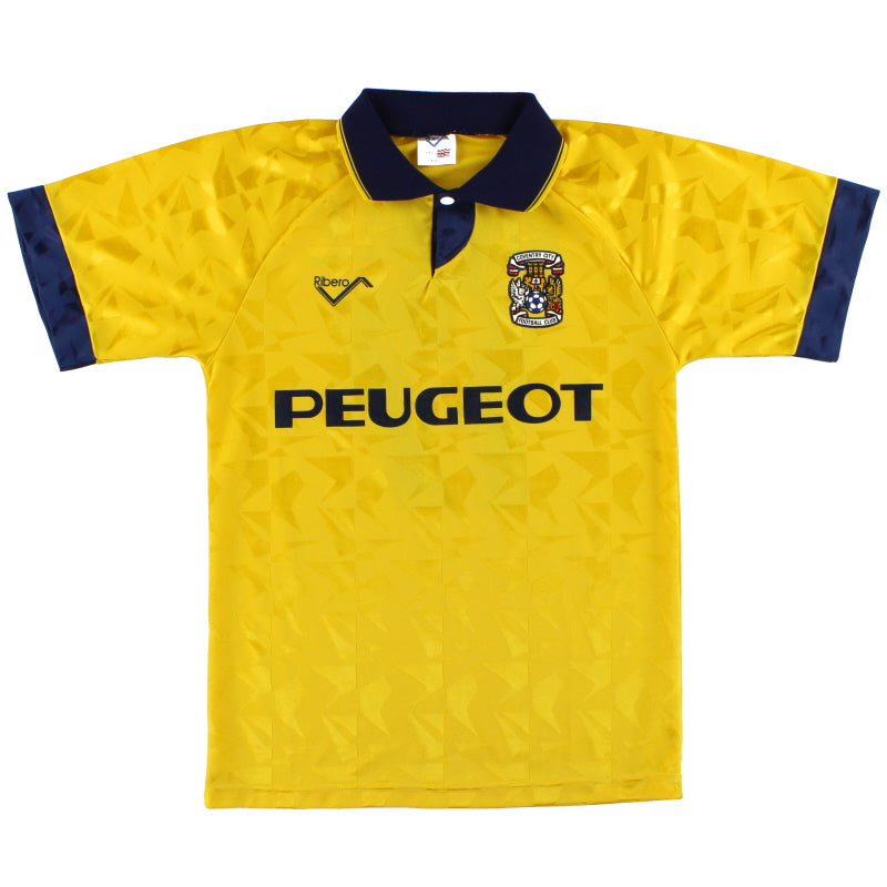 1992-94 Coventry City Ribero Third Shirt L Football Shirt