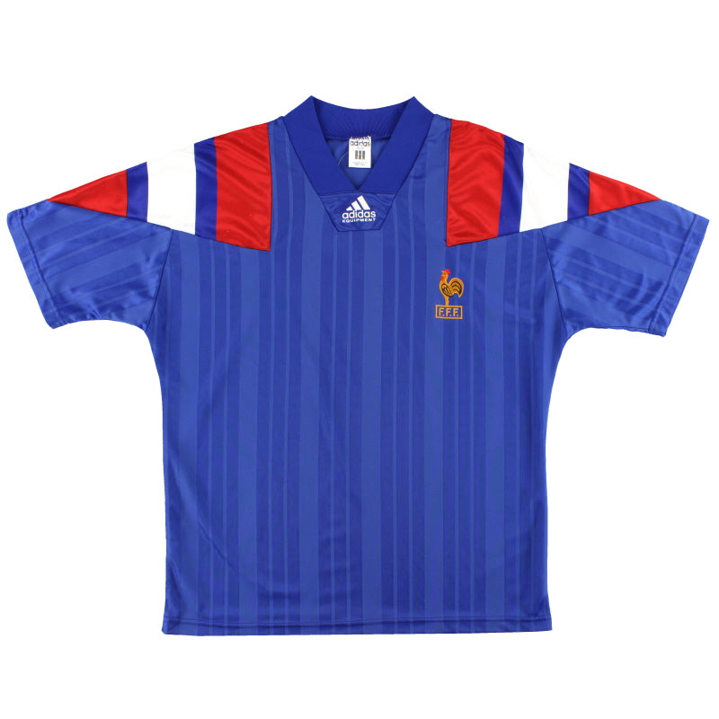 1992-94 France adidas Home Shirt L/XL Football Shirt