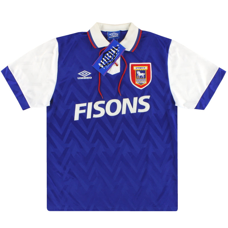 1992-94 Ipswich Umbro Home Shirt *BNIB*  Football Shirt