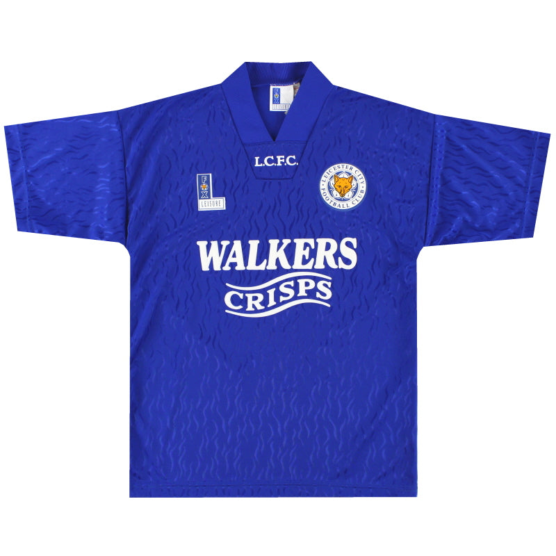 1992-94 Leicester Fox Leisure Home Shirt *w/tags* S Football Shirt