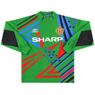 1992-94 Manchester United Goalkeeper Shirt #1 S Football Shirt