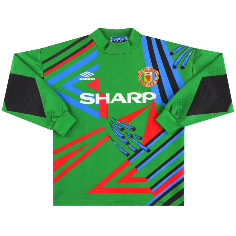 1992-94 Manchester United Goalkeeper Shirt #1 S Football Shirt