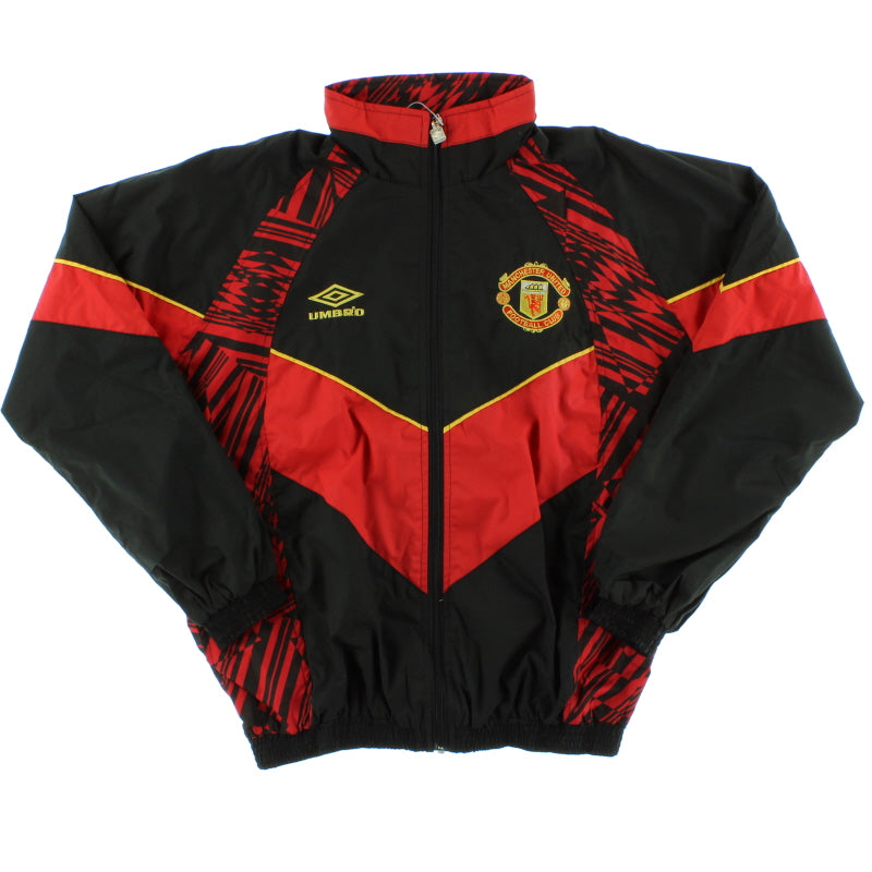 1992-94 Manchester United Umbro Track Jacket *As New* L – Vintage Football  Shirts