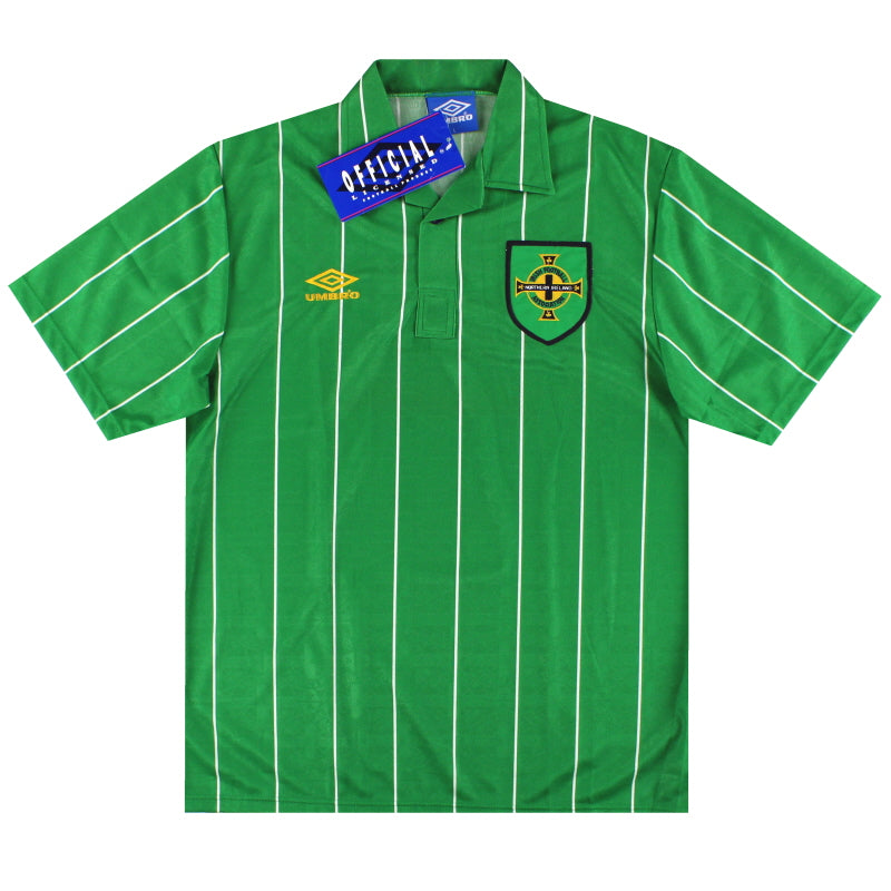 1992-94 Northern Ireland Umbro Home Shirt *w/tags* L Football Shirt