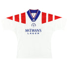 1992-94 Rangers adidas Away Shirt M Football Shirt