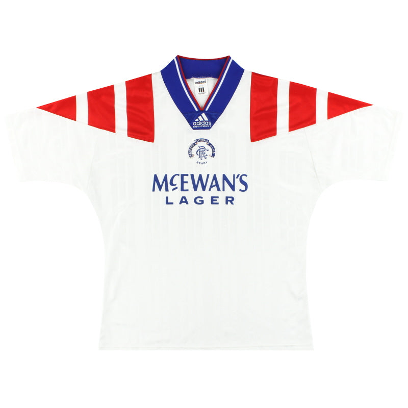 1992-94 Rangers adidas Away Shirt M Football Shirt