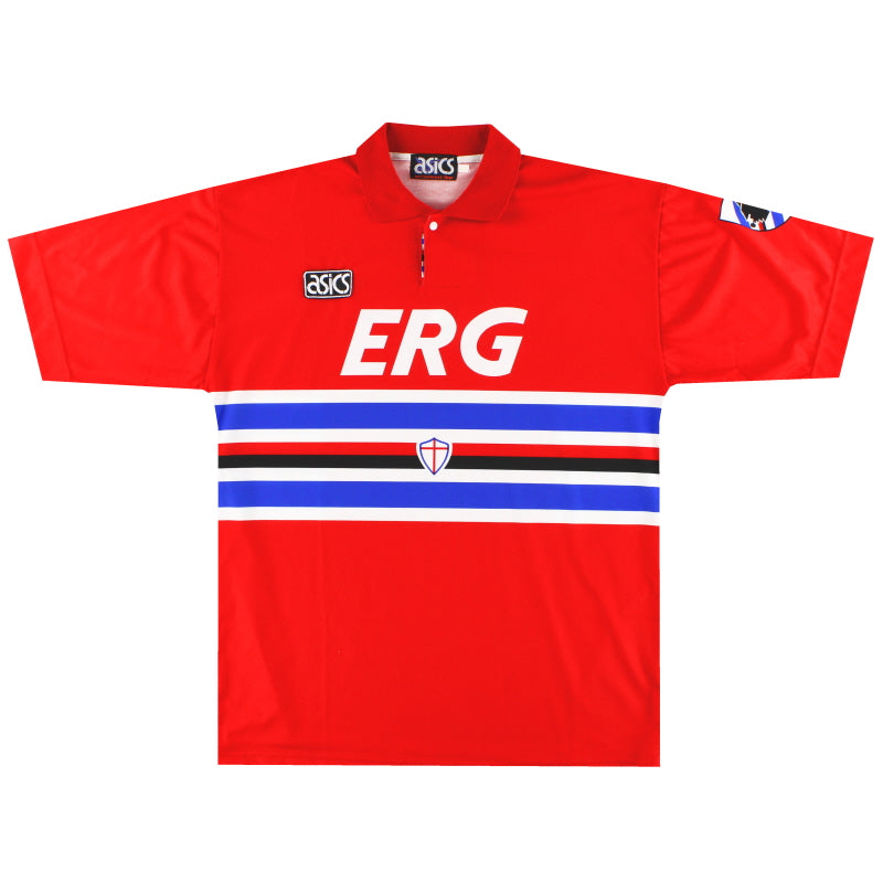 1992-94 Sampdoria Asics Third Shirt *As New* L Football Shirt