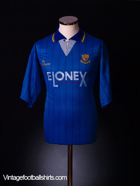 1992-94 Southend United Home Shirt L Football Shirt