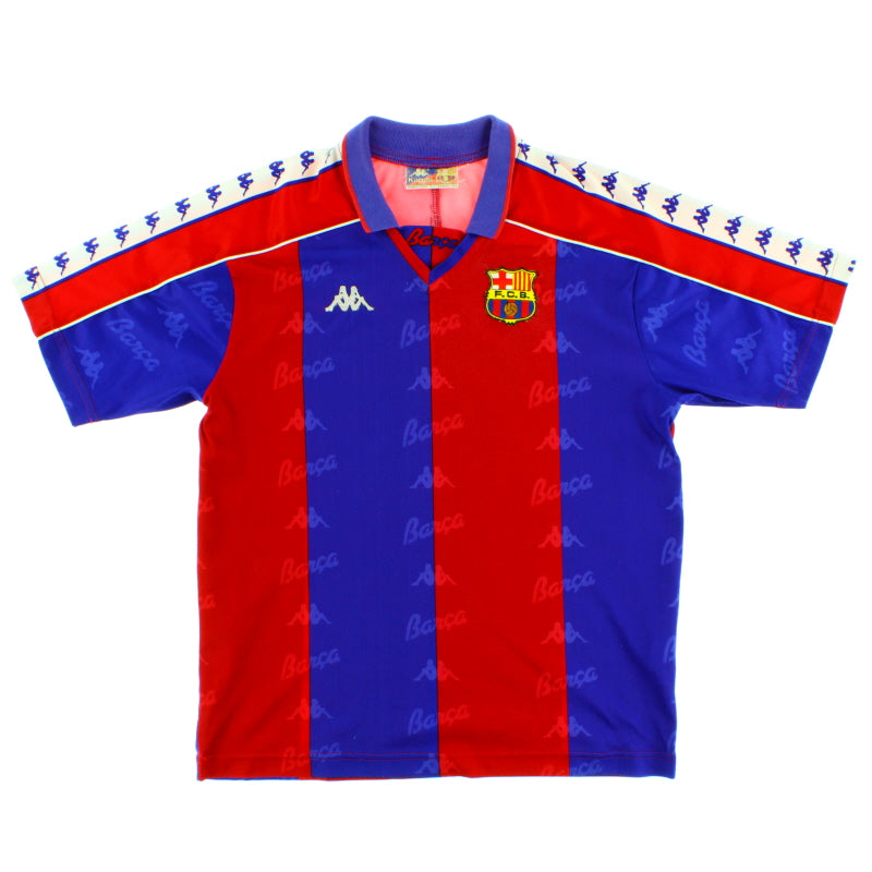 1992-95 Barcelona Kappa Home Shirt Women's 14 Football Shirt