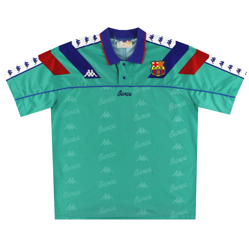 1992-95 Barcelona Kappa Away Shirt L Football Shirt