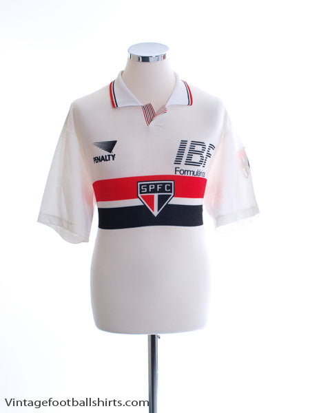 1992 Sao Paulo Home Shirt #10 L Football Shirt