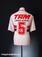 1993 Sao Paulo Home Shirt #5 L Football Shirt