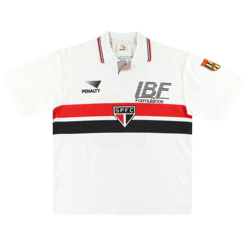 1992 Sao Paulo Penalty Home Shirt #10 (Rai) XL Football Shirt