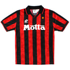 1993-94 AC Milan Lotto Home Shirt M Football Shirt