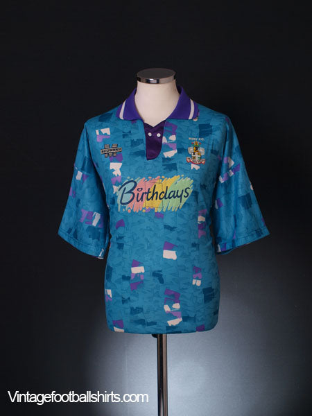 1993-94 Bury Away Shirt XL Football Shirt