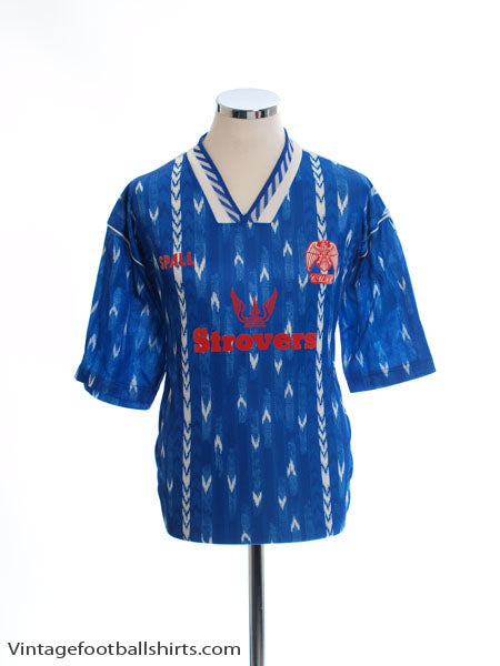 1993-94 Colchester Home Shirt L Football Shirt