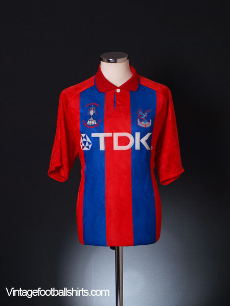 1993-94 Crystal Palace Home Shirt 'Division One Champions' XL Football Shirt