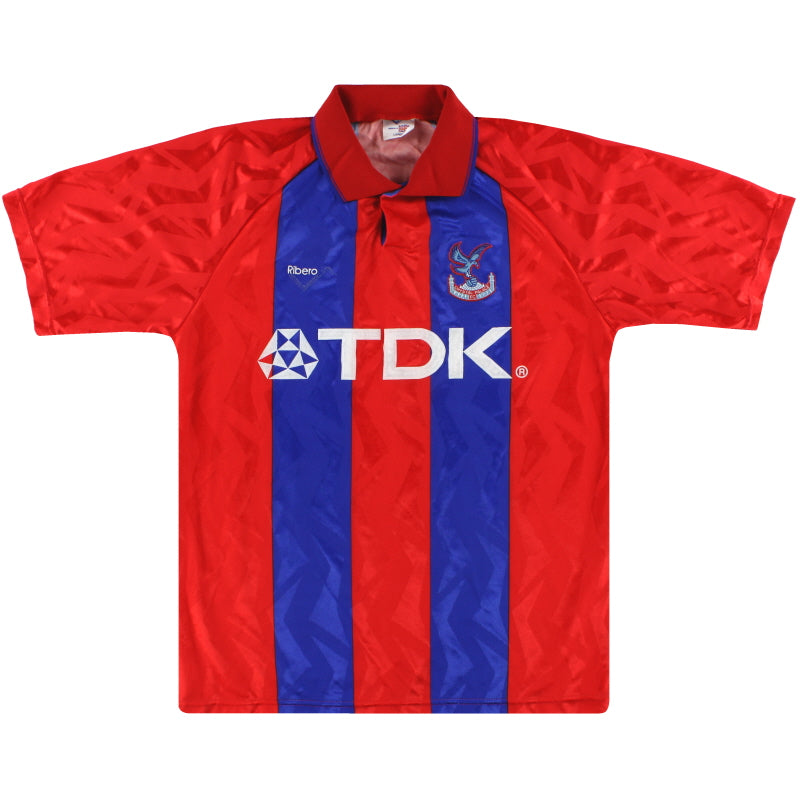 1993-94 Crystal Palace Ribero Home Shirt L Football Shirt