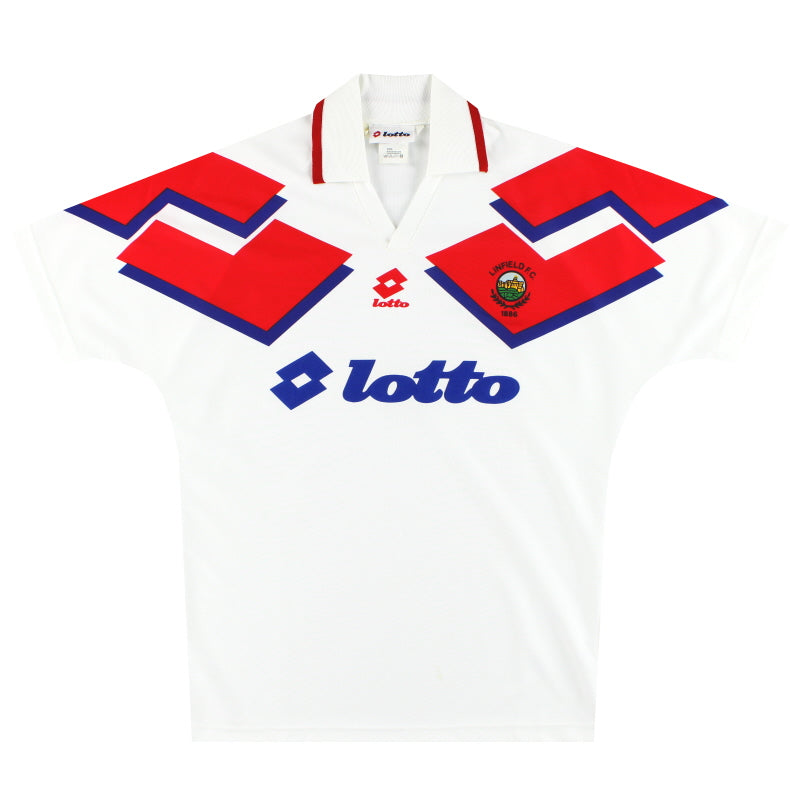 1993-94 Linfield Lotto Away Shirt *As New* L Football Shirt