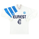 1993-94 Olympique Marseille adidas Home Shirt L/S S Football Shirt