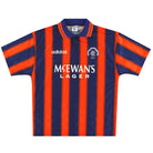 1993-94 Rangers adidas Away Shirt M Football Shirt