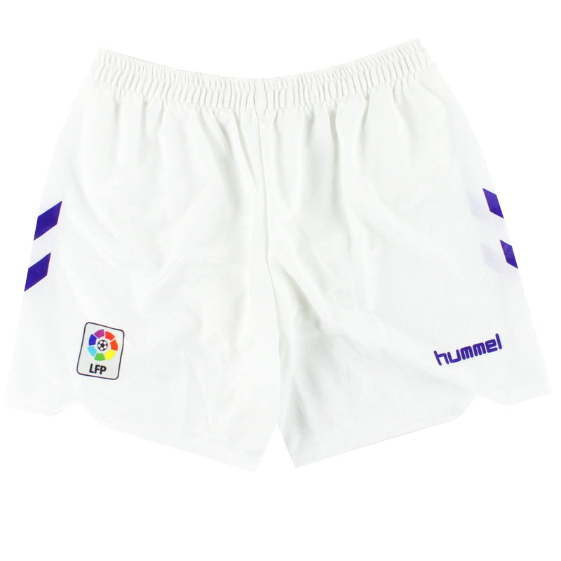 1993-94 Real Madrid Hummel Home Shorts *As New* L Football Shorts