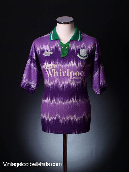 1993-94 Shamrock Rovers Away Shirt S Football Shirt