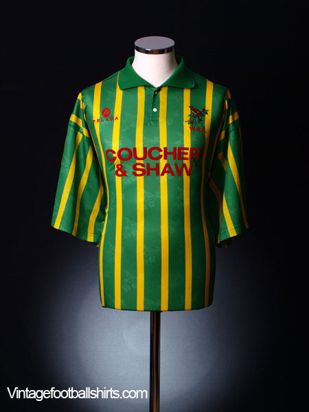 1993-94 West Brom Away Shirt L.Boys Football Shirt