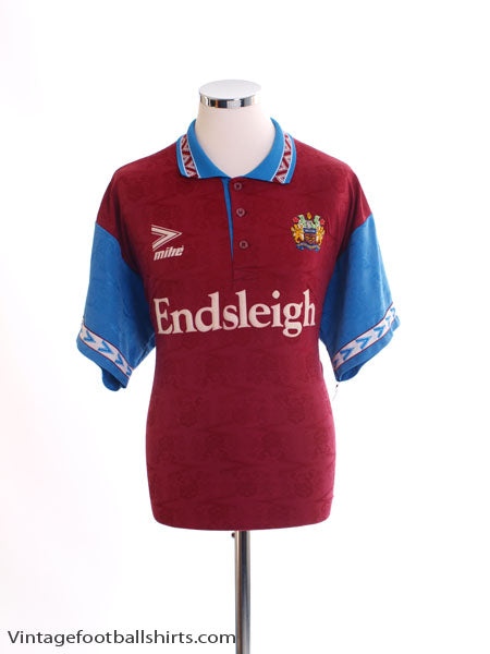 1993-95 Burnley Home Shirt XL Football Shirt