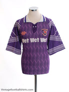 1993-95 Clydebank Away Shirt L Football Shirt