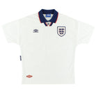 1993-95 England Umbro Home Shirt #10 M Football Shirt