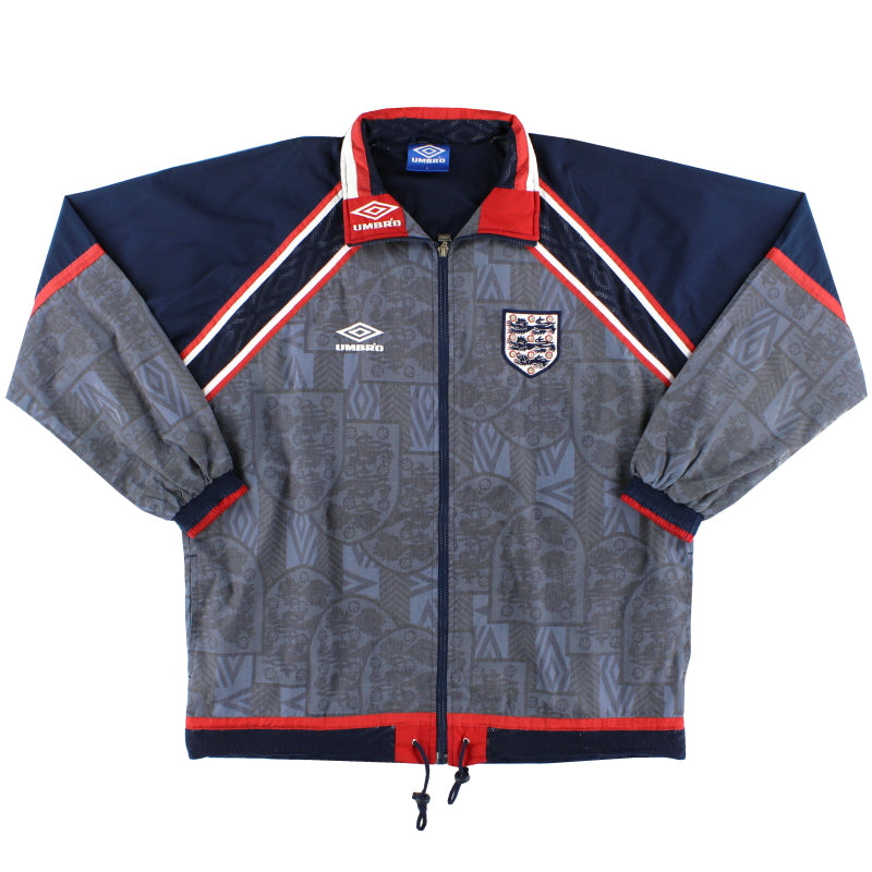 1993-95 England Umbro Track Jacket XL | Vintage Football Shirts