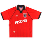 1993-95 Ipswich Umbro Away Shirt XL Football Shirt