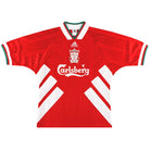 1993-95 Liverpool adidas Home Shirt M Football Shirt