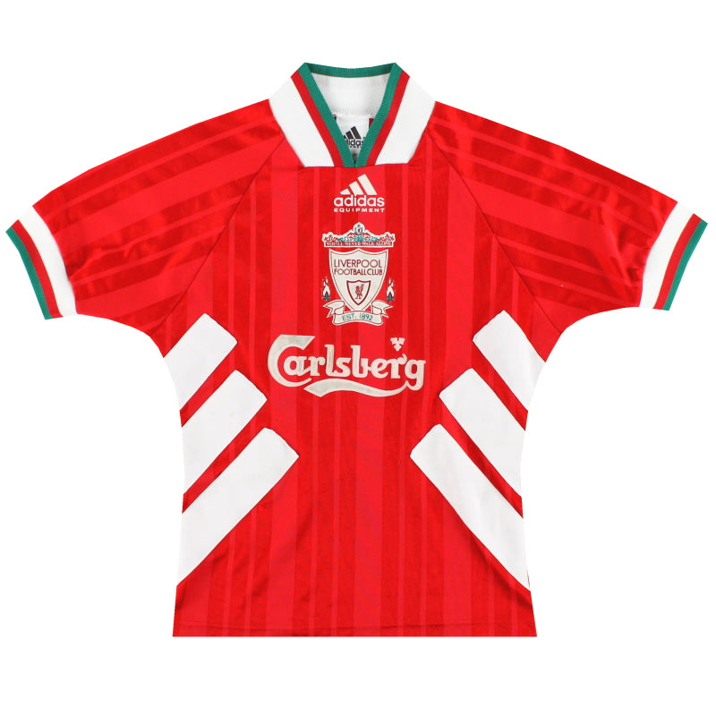 1993-95 Liverpool adidas Home Shirt S.Boys  Football Shirt