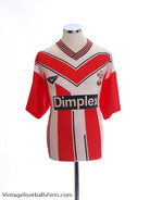 1993-95 Southampton Home Shirt L Football Shirt