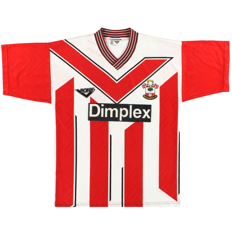 1993-95 Southampton Pony Home Shirt L Football Shirt